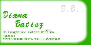 diana batisz business card